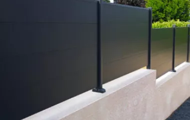 CLOTURE ALUMINIUM AJOUREE